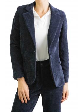 Giacca in velluto denim "Eva"